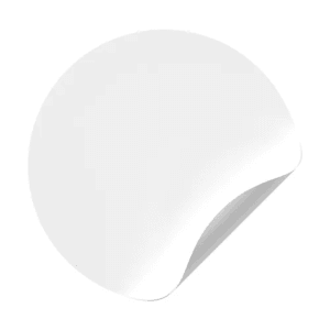 Clear Sticker - Kiss Cut 6"