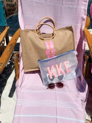 Jute Carryall with Bamboo Handle