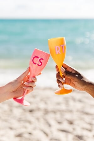 Acrylic Champagne Flute 