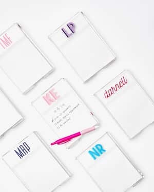 Acrylic Notepad Holder