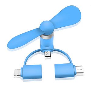 Electric Portable Usb Phone Fan - Iphone, Micro Usb And Type C | Order Swag