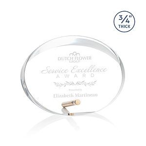 Mosaic Oval Award - Gold