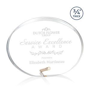 Mosaic Oval Award - Gold