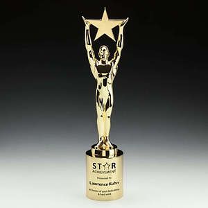 Star Achievement Award on Cylinder