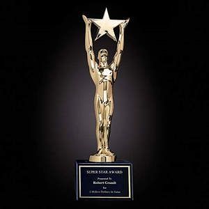 Star Achievement Award on Marble