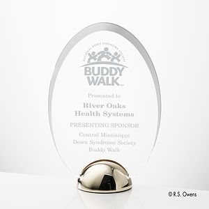 Janus Hemisphere Award - Laser Engraved