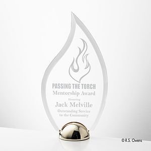 Vulcan Hemisphere Award - Laser Engraved