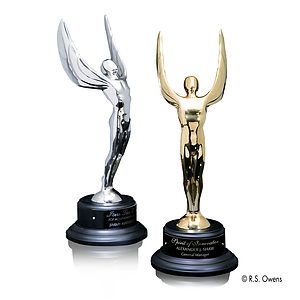 Winged Achievement Award on Ebony
