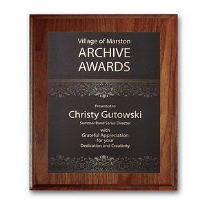 SpectraPrint™ Plaque - Cove Edge Gold