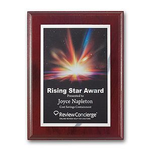 SpectraPrint™ Plaque - Mahogany Gold