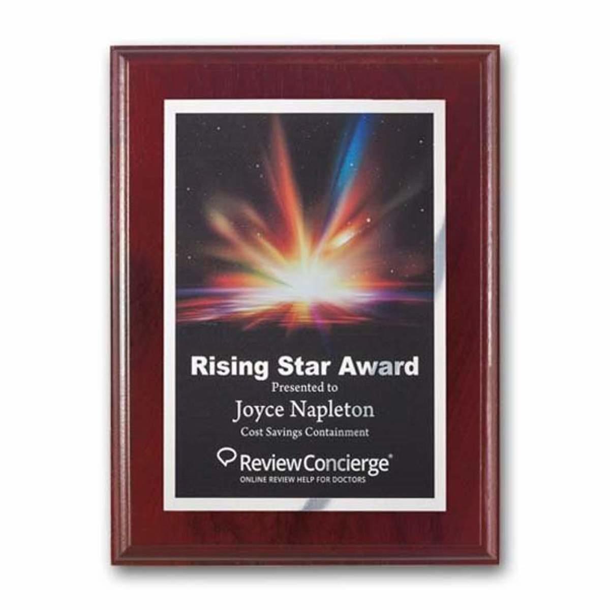 SpectraPrint™ Plaque - Mahogany Gold
