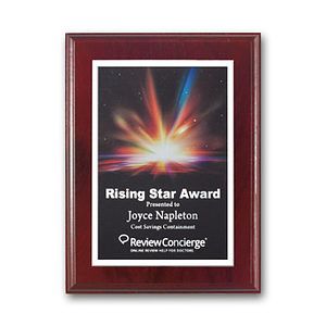 SpectraPrint™ Plaque - Mahogany White