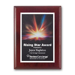 SpectraPrint™ Plaque - Mahogany White