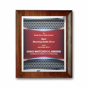 SpectraPrint™ Plaque - Rolled Edge Gold