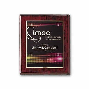 SpectraPrint™ Plaque - Rosewood Gold