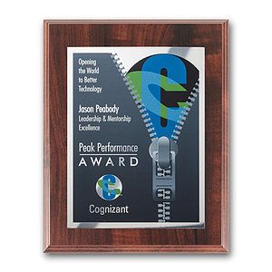 SpectraPrint™ Plaque - Walnut Gold  