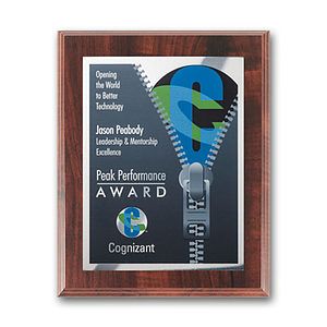 SpectraPrint™ Plaque - Walnut Silver
