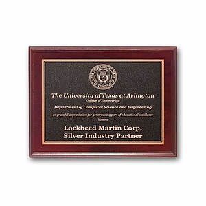 Photocast Plaque - Mahogany     