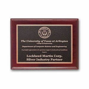 Photocast Plaque - Mahogany     