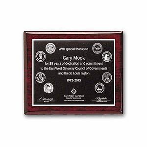 Photocast Plaque - Rosewood     