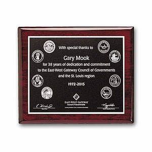Photocast Plaque - Rosewood     