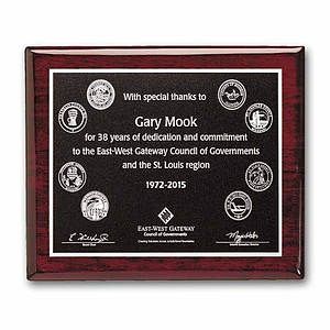 Photocast Plaque - Rosewood     