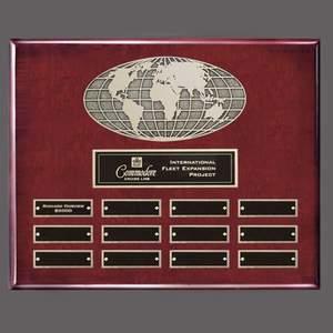 World (Horiz) Perpetual - Rosewood Finish