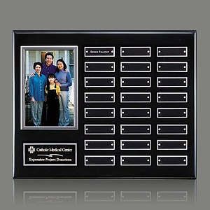 Photo (Vert) P/Plaque - Black/Silver