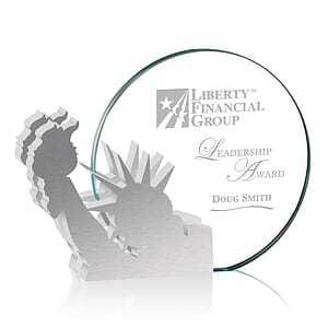 Clement Statue of Liberty Award - Aluminum