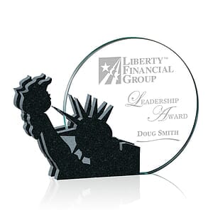Clement Statue of Liberty Award - Granite
