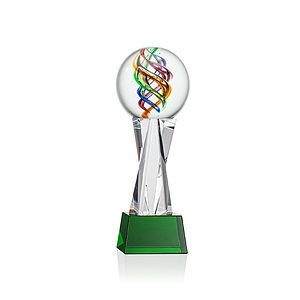 Galileo Award on Grafton Base - Green
