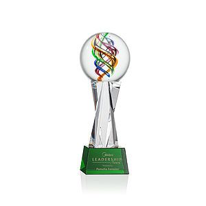 Galileo Award on Grafton Base - Green