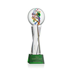 Galileo Award on Grafton Base - Green