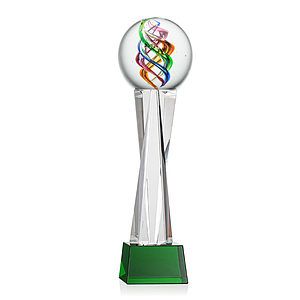Galileo Award on Grafton Base - Green