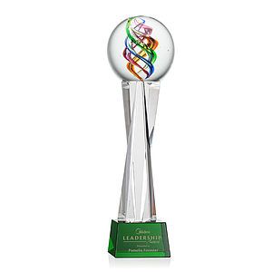 Galileo Award on Grafton Base - Green