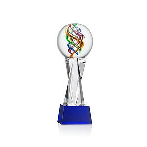 Galileo Award on Grafton Base - Blue