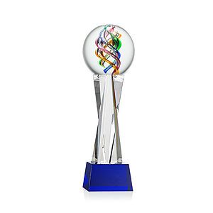 Galileo Award on Grafton Base - Blue