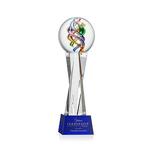 Galileo Award on Grafton Base - Blue