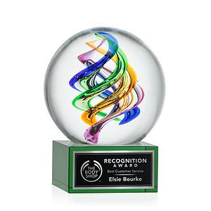 Galileo Award on Hancock Base - Green