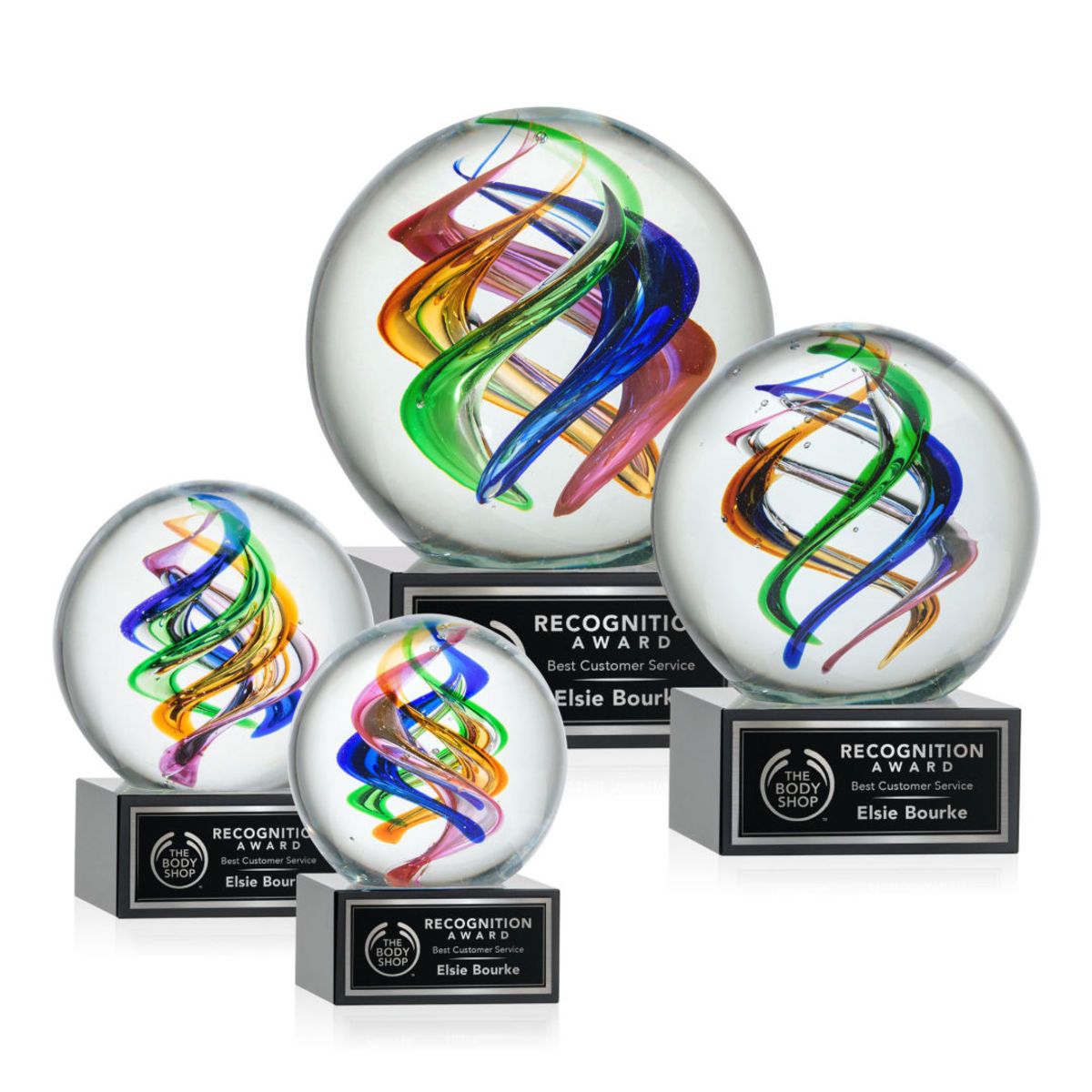 Galileo Award on Hancock Base - Black