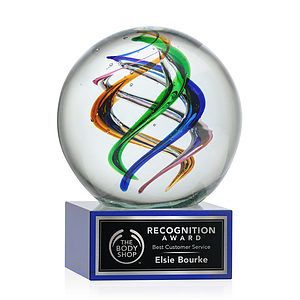 Galileo Award on Hancock Base - Blue