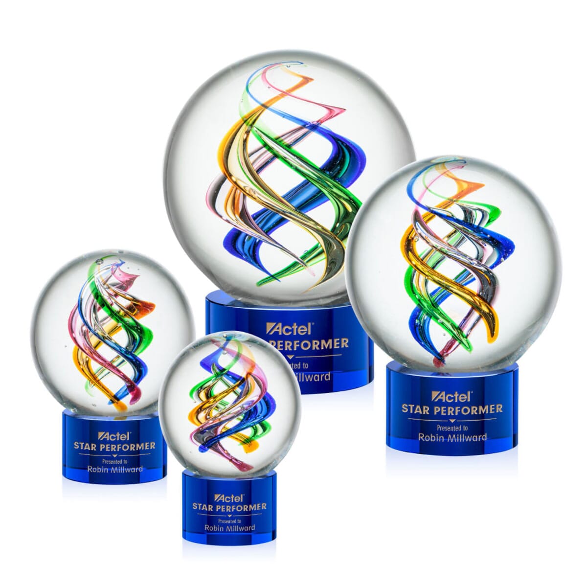 Galileo Award on Marvel Base - Blue