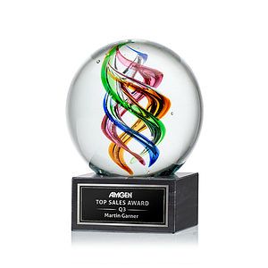Galileo Award on Square Marble Base