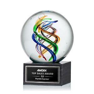 Galileo Award on Square Marble Base