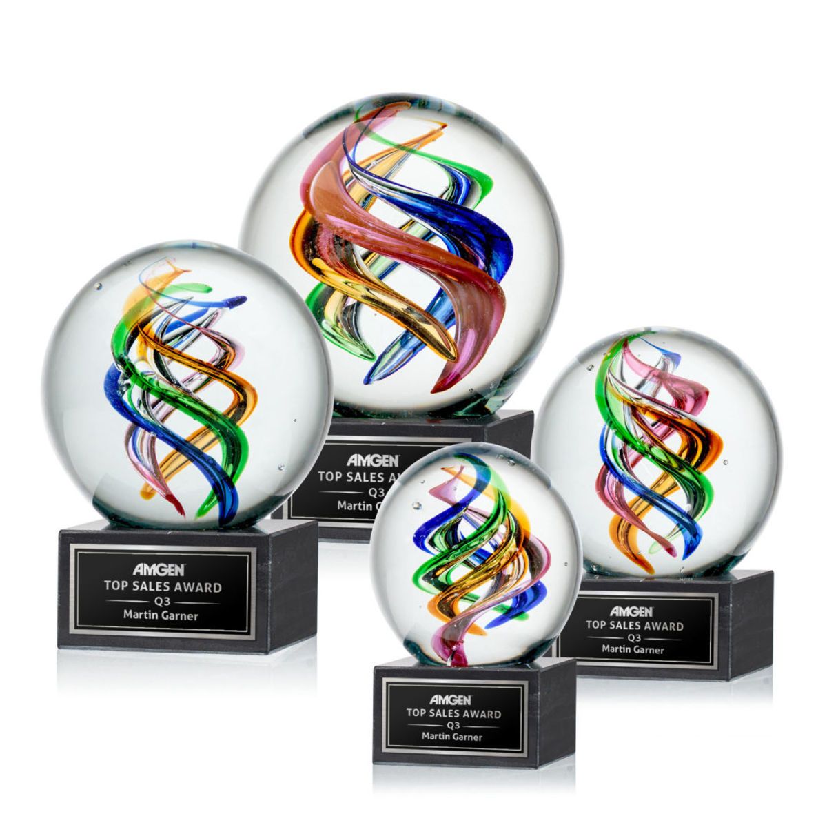 Galileo Award on Square Marble Base