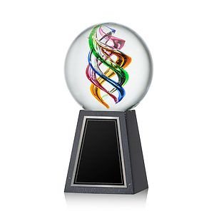 Galileo Award on Tall Marble Base