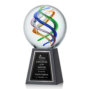 Galileo Award on Tall Marble Base