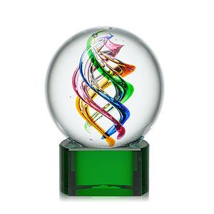 Galileo Award on Paragon Base - Green