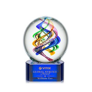 Galileo Award on Paragon Base - Blue