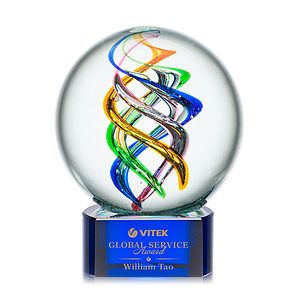 Galileo Award on Paragon Base - Blue